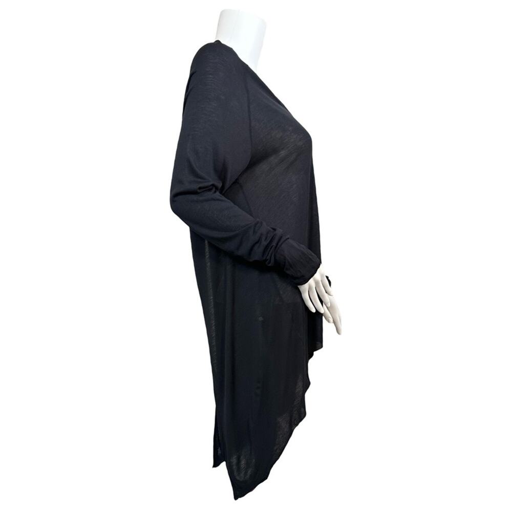 #T111 Saint Grace Black Open Back V Long Sleeve Top SZ S $83 - Picture 10 of 12